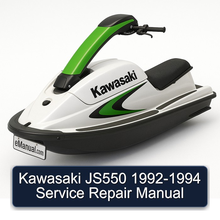 Kawasaki JS550 1992-1994 Manual de servicio y reparación
