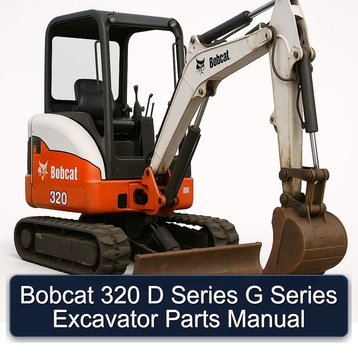 Bobcat 320 D Series G Series Excavator Parts Manual