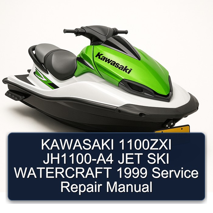 KAWASAKI 1100ZXI JH1100-A4 JET SKI WATERCRAFT 1999 Manual de servicio y reparación