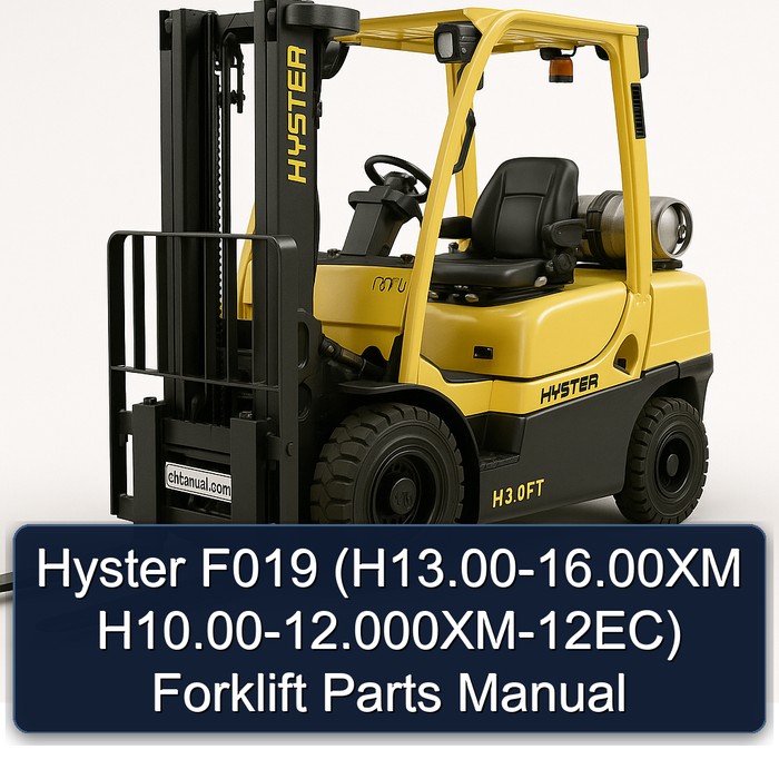 Manual de Piezas de Montacargas Hyster F019 (H13.00-16.00XM H10.00-12.000XM-12EC)