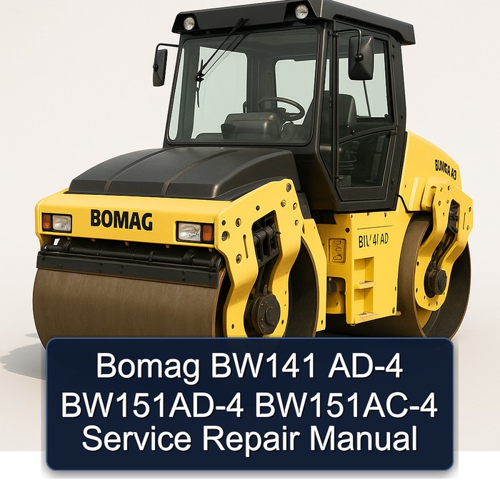Bomag BW141 AD-4 BW151AD-4 BW151AC-4 Service Repair Manual