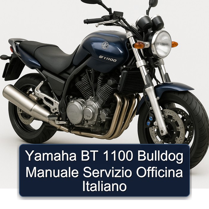 Yamaha BT 1100 Bulldog Manuale Servizio Officina Italiano