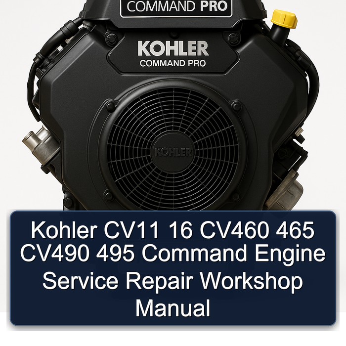 Kohler CV11 16 CV460 465 CV490 495 Command Engine Service Repair Workshop Manual