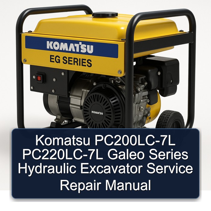 Komatsu PC200LC-7L PC220LC-7L Galeo Series Hydraulic Excavator Service Repair Manual
