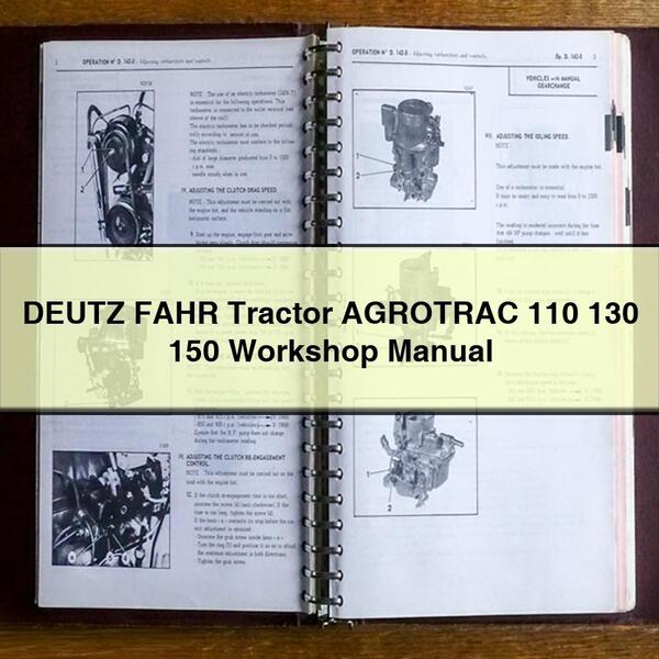 Manual de Taller Tractor DEUTZ-FAHR AGROTRAC 110 130 150