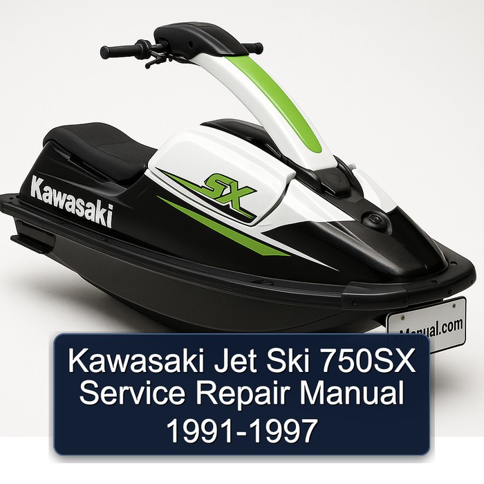 Kawasaki Jet Ski 750SX Service Repair Manual 1991-1997