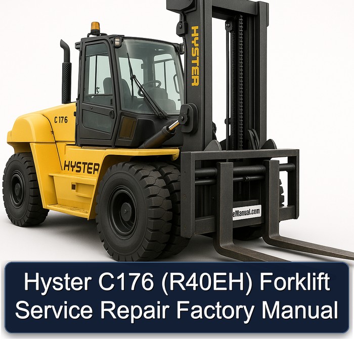 Hyster C176 (R40EH) Gabelstapler Werkstatthandbuch