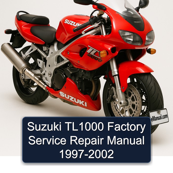Suzuki TL1000 Factory Manual de servicio y reparación 1997-2002