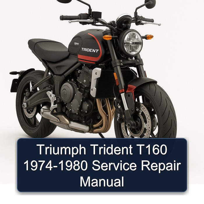 Triumph Trident T160 1974-1980 Manual de servicio y reparación