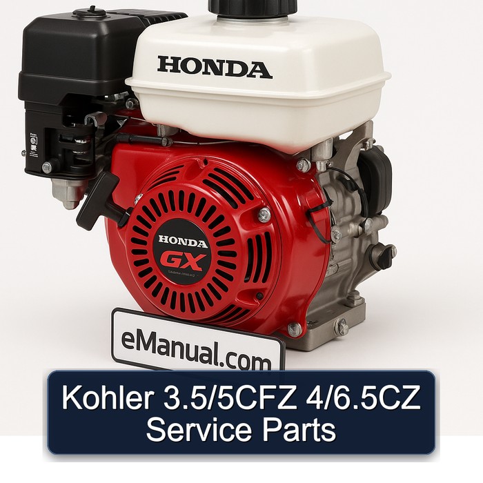 Kohler 3.5/5CFZ 4/6.5CZ Service Parts