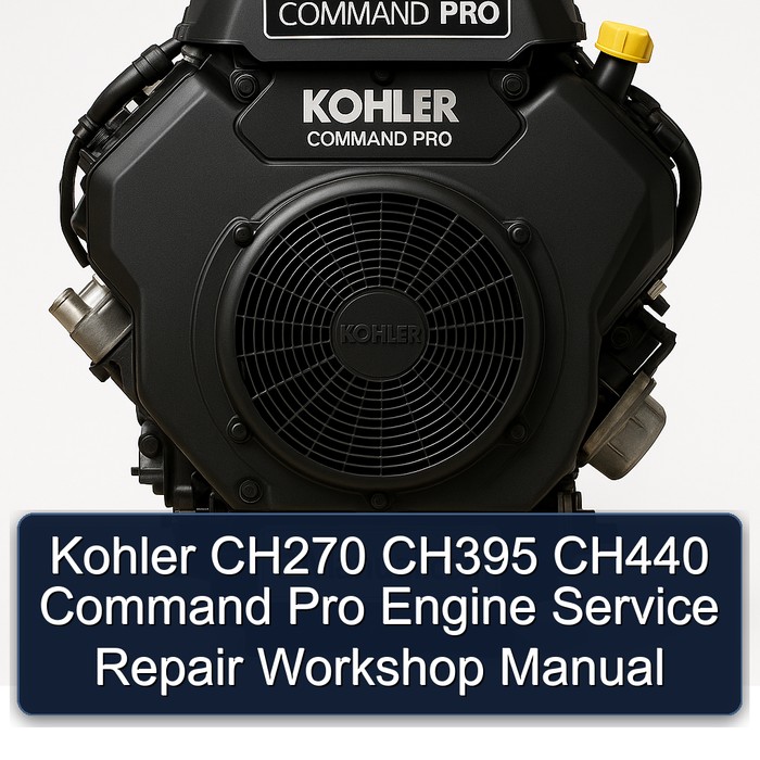 Kohler CH270 CH395 CH440 Command Pro Engine Service Repair Workshop Manual