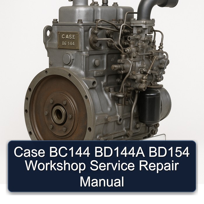Case BC144 BD144A BD154 Workshop Manual de servicio y reparación