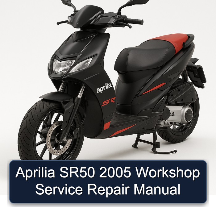 Aprilia SR50 2005 Workshop Manual de servicio y reparación
