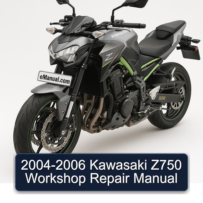 2004-2006 Kawasaki Z750 Workshop Repair Manual