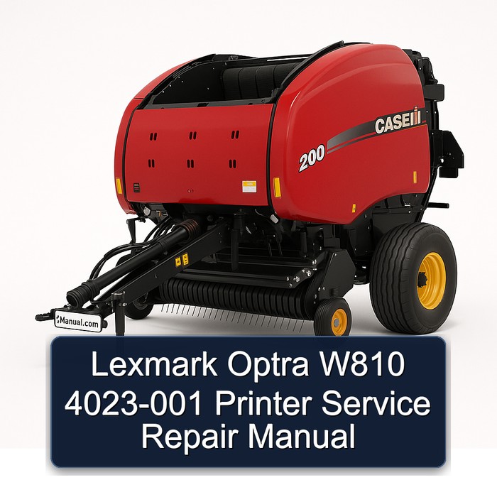 Lexmark Optra W810 4023-001 Printer Service Repair Manual