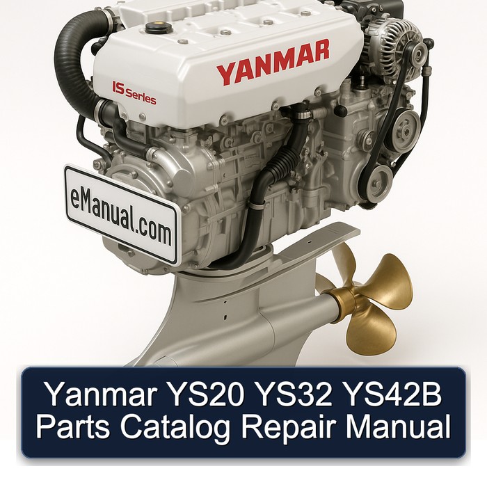 Yanmar YS20 YS32 YS42B Parts Catalog Repair Manual