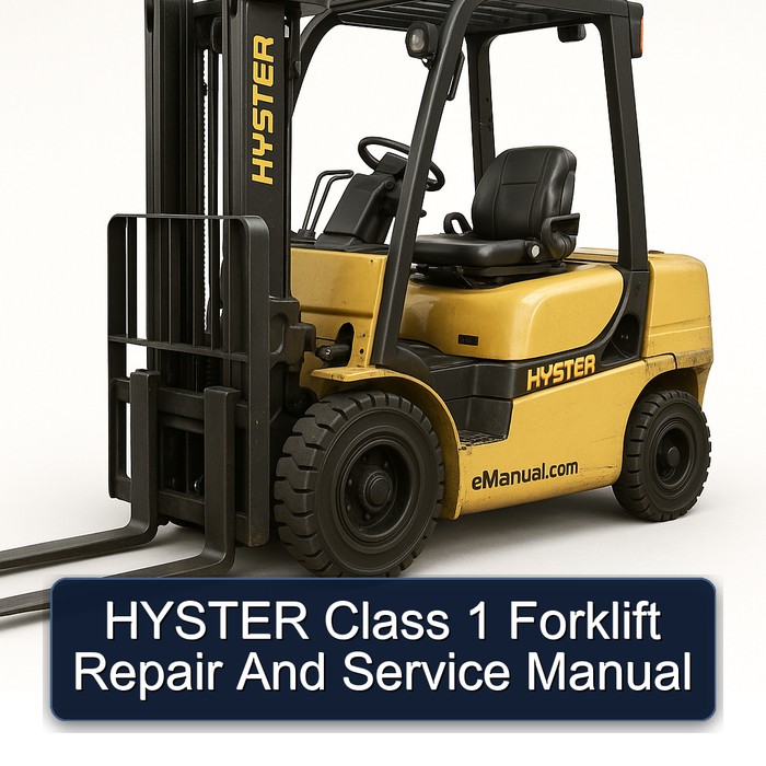Manual de Reparación y Servicio para Montacargas Hyster Clase 1