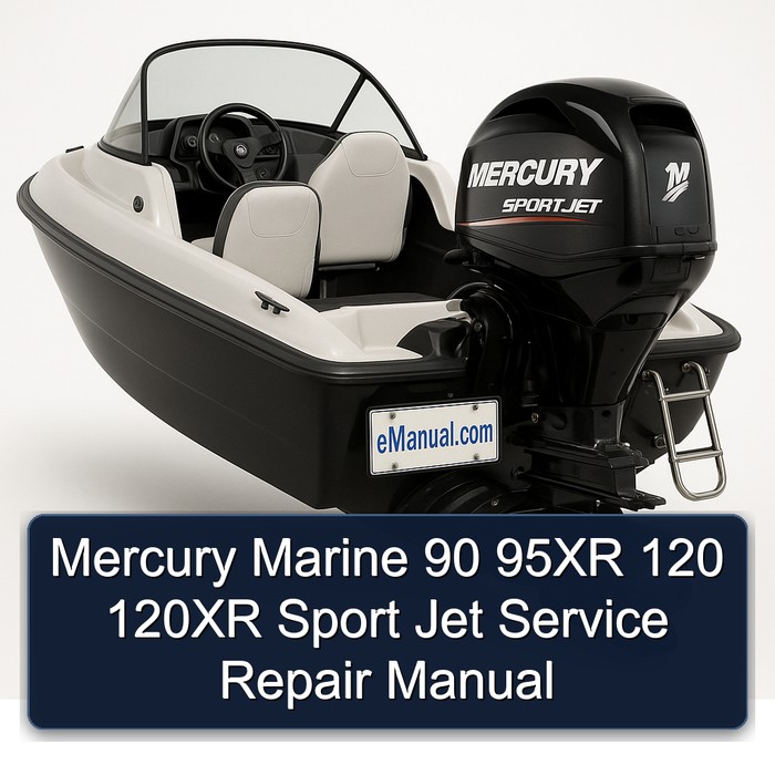 Mercury Marine 90 95XR 120 120XR Sport Jet Manual de servicio y reparación