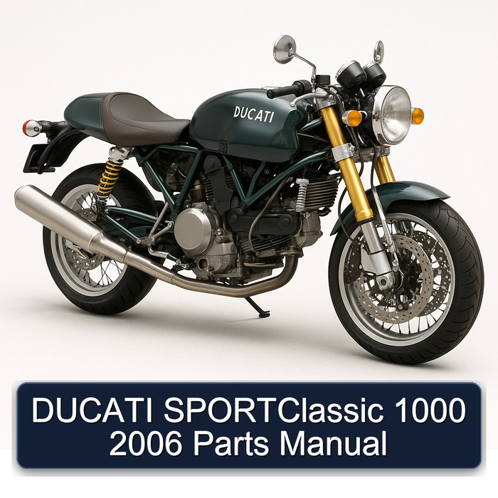 DUCATI SPORTClassic 1000 2006 Parts Manual
