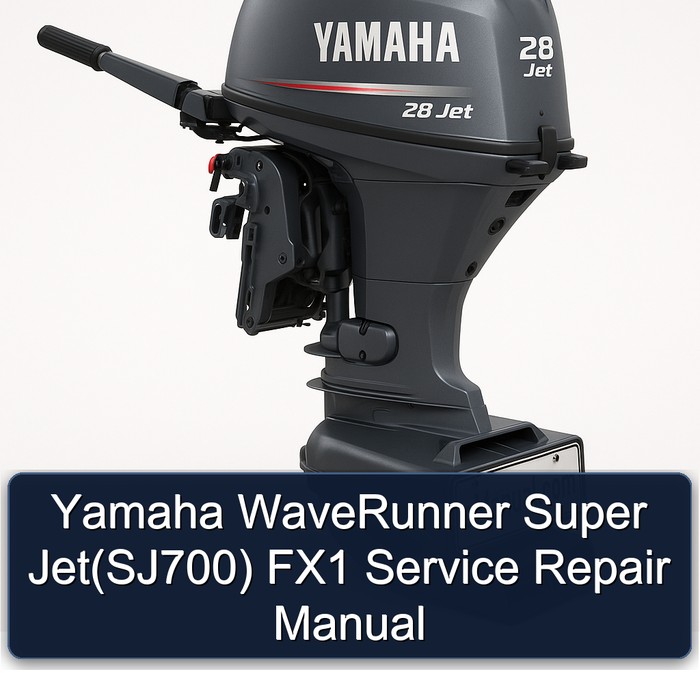 Yamaha WaveRunner Super Jet(SJ700) FX1 Service Repair Manual