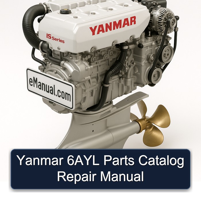 Yanmar 6AYL Parts Catalog Repair Manual
