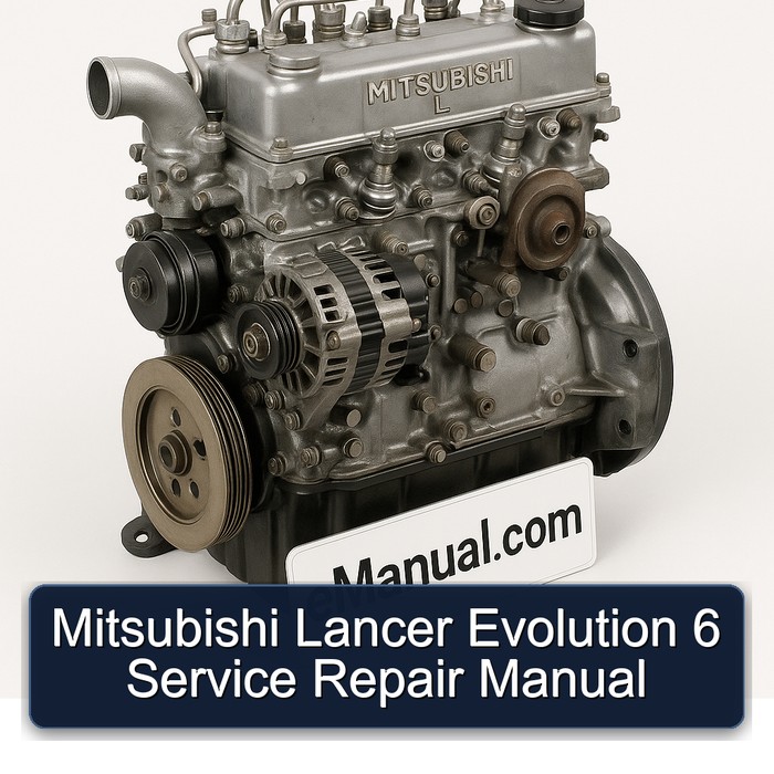 Mitsubishi Lancer Evolution 6 Manual de servicio y reparación