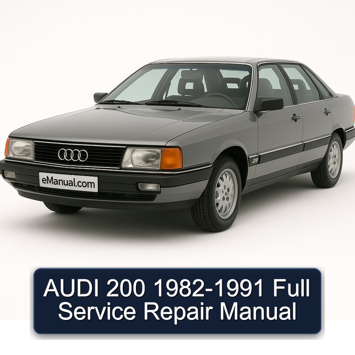 AUDI 200 1982-1991 Full Service Repair Manual