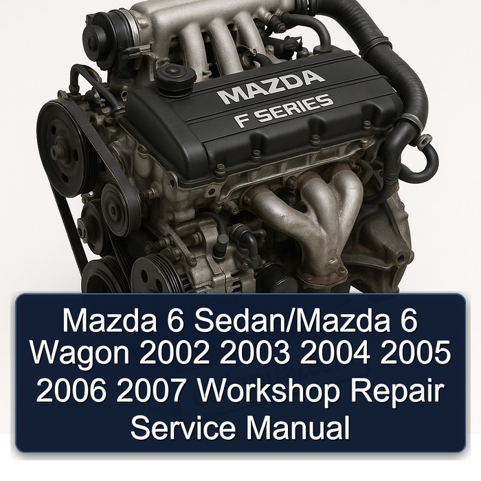 Mazda 6 Sedan/Mazda 6 Wagon 2002 2003 2004 2005 2006 2007 Workshop Repair Service Manual