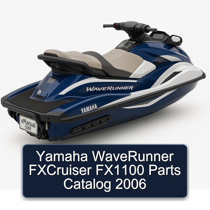 Yamaha WaveRunner FXCruiser FX1100 Parts Catalog 2006