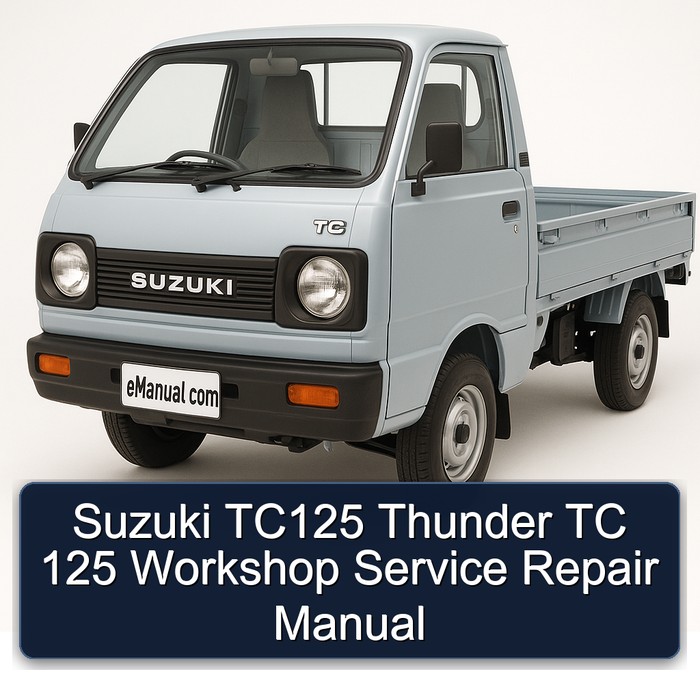 Suzuki TC125 Thunder TC 125 Workshop Manual de servicio y reparación