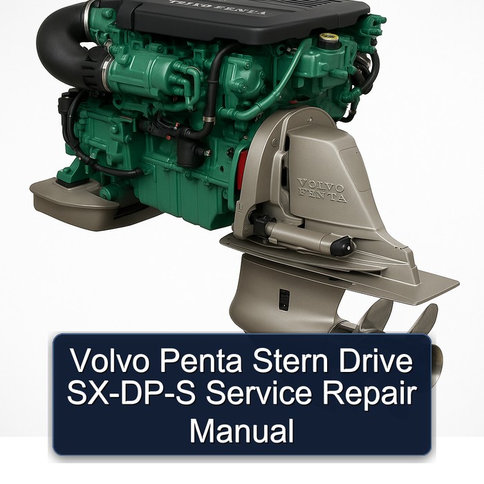 Volvo Penta Stern Drive SX-Dp-S Workshop Service Repair Manual PDF Download