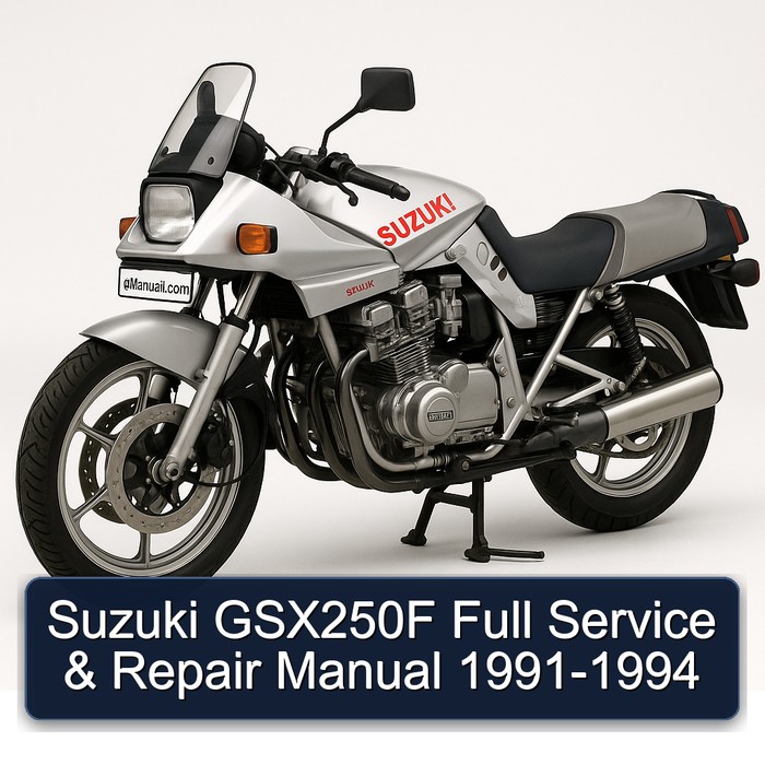 Suzuki GSX250F Full Service & Repair Manual 1991-1994