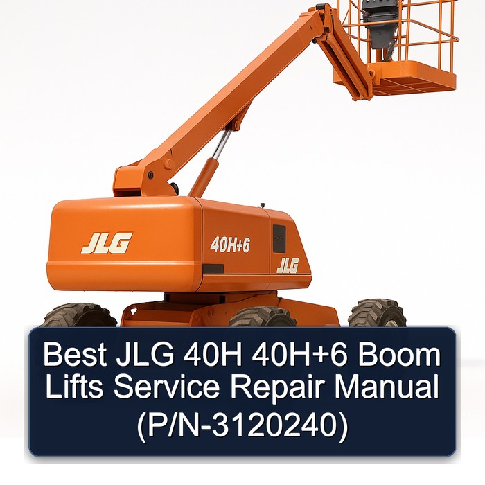 Best JLG 40H 40H+6 Boom Lifts Service Repair Manual (P/N-3120240)