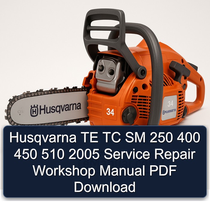 Husqvarna TE TC SM 250 400 450 510 2005 Service Repair Workshop Manual PDF Download