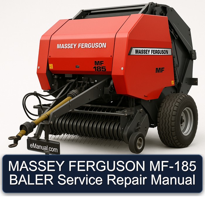 MASSEY FERGUSON MF-185 BALER Service Repair Manual