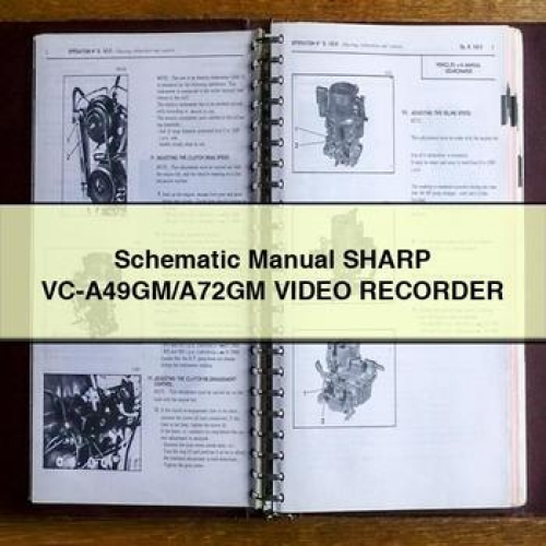 Schematic Manual SHARP VC-A49GM/A72GM Video RECORDER PDF Download