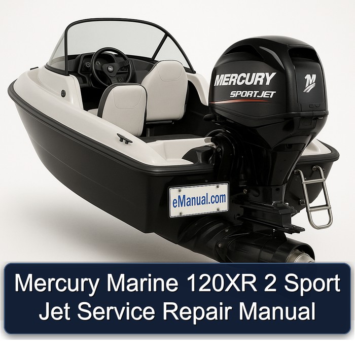 Mercury Marine 120XR 2 Sport Jet Service Repair Manual 