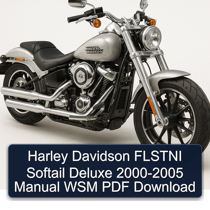 Harley Davidson FLSTNI Softail Deluxe 2000-2005 Manual WSM PDF Download
