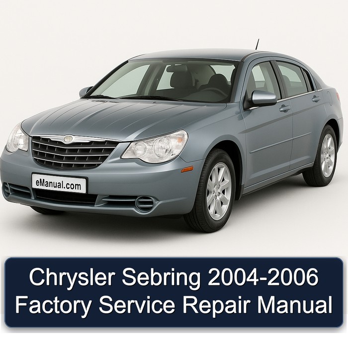 Chrysler Sebring 2004-2006 Factory Manual de servicio y reparación