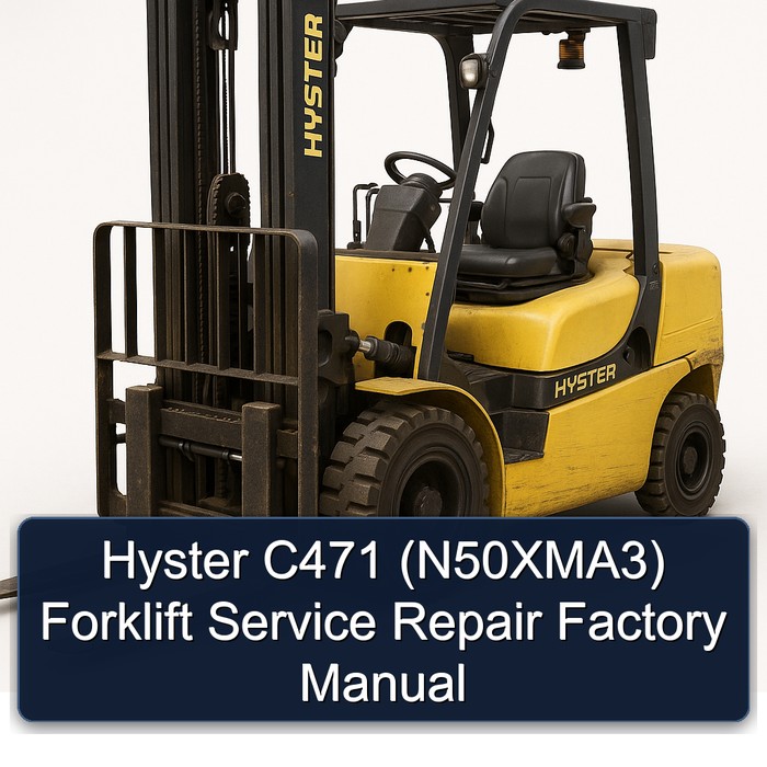 Hyster C471 (N50XMA3) Gabelstapler Werkstatt-Handbuch