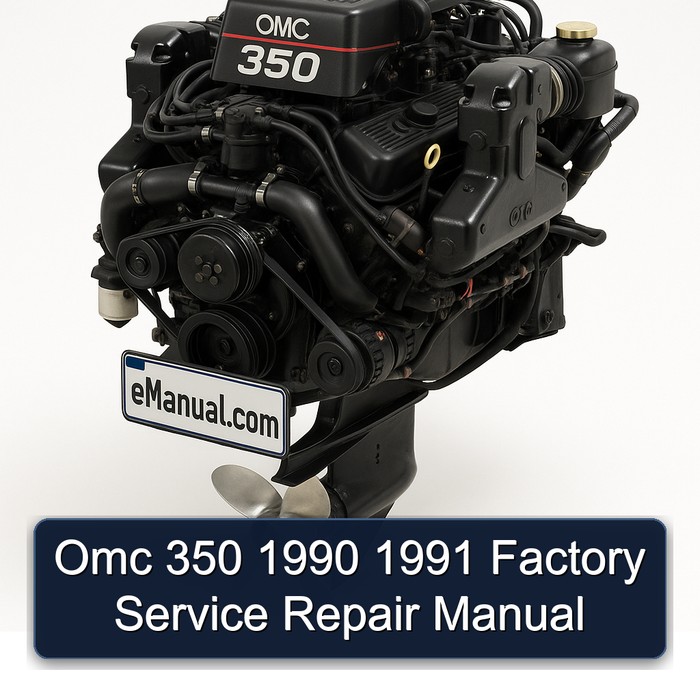 Omc 350 1990 1991 Factory Service Repair Manual 