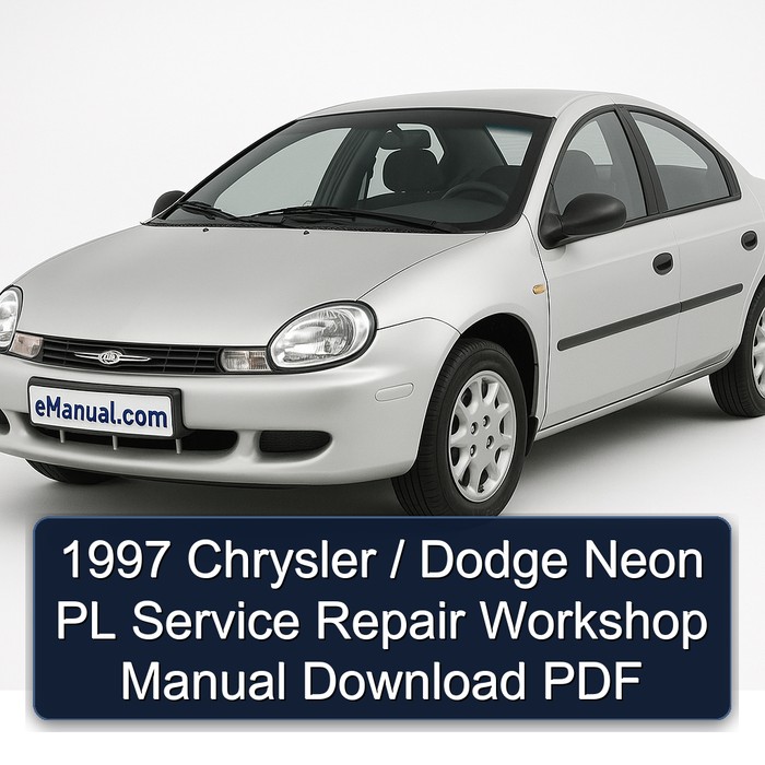 1997 Chrysler / Dodge Neon PL Service Repair Workshop Manual Download PDF