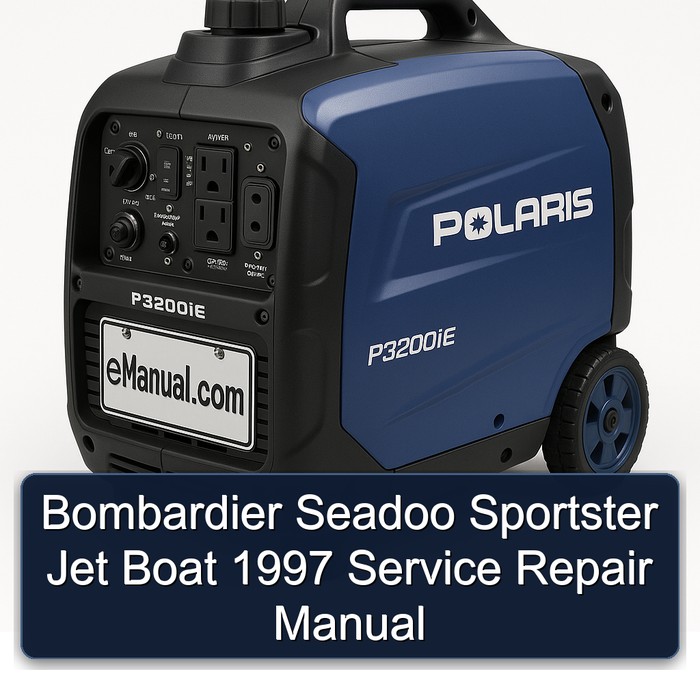 Bombardier Seadoo Sportster Jet Boat 1997 Service Repair Manual