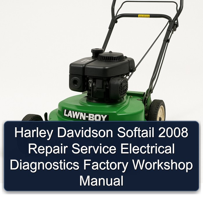 Harley Davidson Softail 2008 Repair Service Electrical Diagnostics Factory Workshop Manual