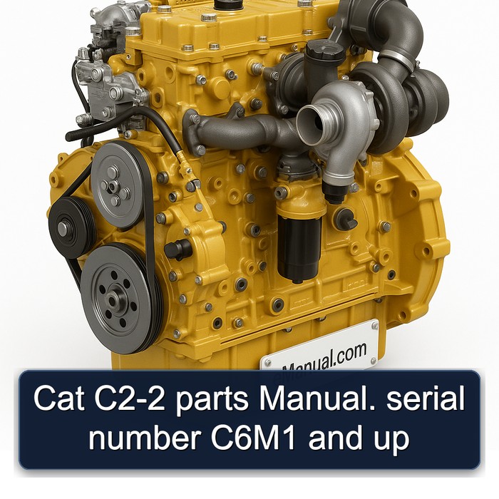 Cat C2-2 parts Manual. serial number C6M1 and up