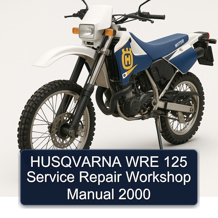 HUSQVARNA WRE 125 Service Repair Workshop Manual 2000