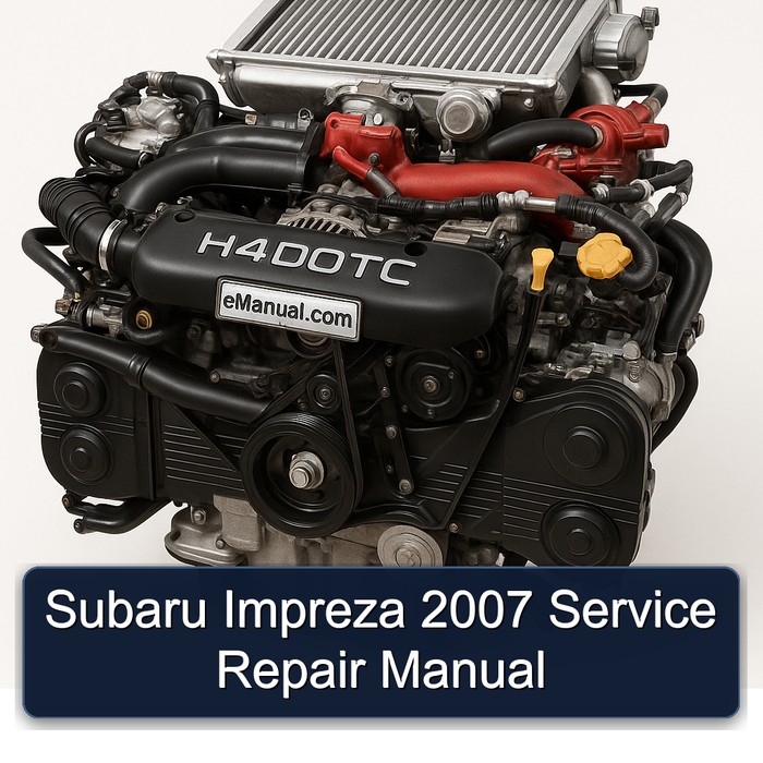 Subaru Impreza 2007 Manual de servicio y reparación