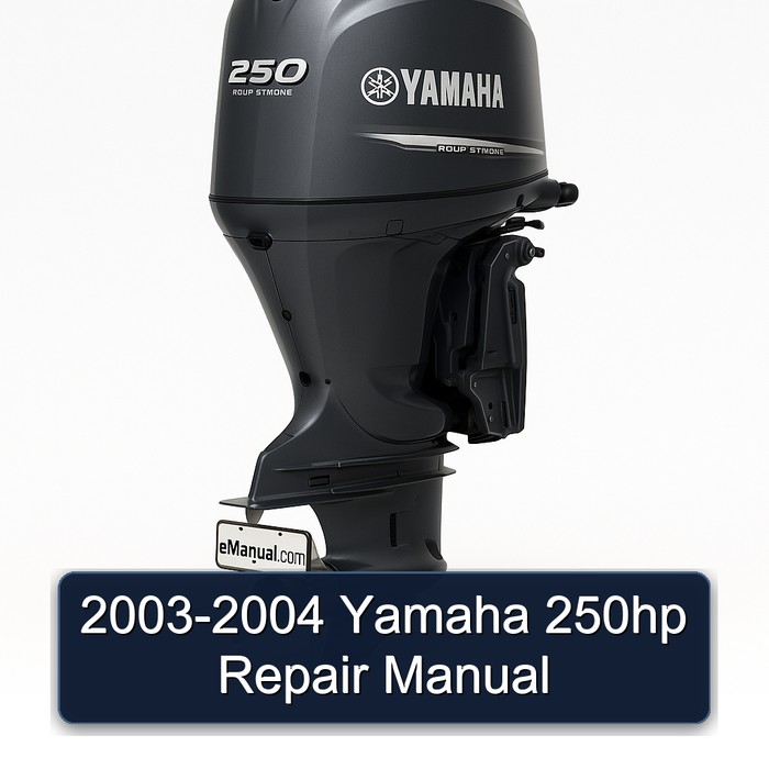 2003-2004 Yamaha 250hp Repair Manual
