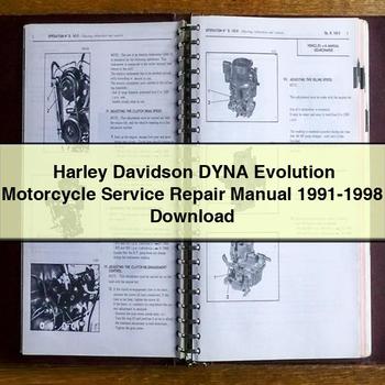 1998 Harley Davidson Dyna Evolution Motorcycle Workshop Service Repair Manual PDF Download