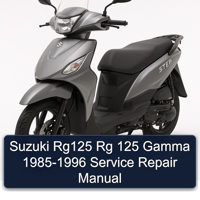 Suzuki Rg125 Rg 125 Gamma 1985-1996 Manual de servicio y reparación